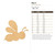 Bee 4 Wood Cutout for Crafts, Unfinished Baltic Birch Craft Shape