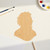 Beethoven Wood Cutout for Crafts, Unfinished Baltic Birch Craft Shape
