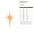Bethlehem Star Wood Cutout for Crafts, Unfinished Baltic Birch Craft Shape