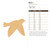 Bird 1 Wood Cutout for Crafts, Unfinished Baltic Birch Craft Shape