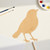 Bird 2 Wood Cutout for Crafts, Unfinished Baltic Birch Craft Shape