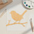 Bird On Branch 3 Wood Cutout for Crafts, Unfinished Baltic Birch Craft Shape