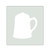 Beer Mug Reusable Mylar Stencil, 10 mil Plastic Paint Stencil for Crafts and Decor