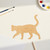 Black Cat 1 Wood Cutout for Crafts, Unfinished Baltic Birch Craft Shape