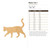 Black Cat 1 Wood Cutout for Crafts, Unfinished Baltic Birch Craft Shape