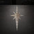 Bethlehem Star Steel Cutout Shape, Raw Metal Wall Art and Craft Supply