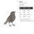Bird 2 Steel Cutout Shape, Raw Metal Wall Art and Craft Supply