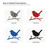 Bird On Branch 3 Steel Cutout Shape, Raw Metal Wall Art and Craft Supply