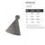 Birthday Hat Steel Cutout Shape, Raw Metal Wall Art and Craft Supply