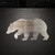Black Bear 1 Steel Cutout Shape, Raw Metal Wall Art and Craft Supply