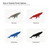 Blue Whale 2 Steel Cutout Shape, Raw Metal Wall Art and Craft Supply