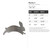 Bunny 4 Steel Cutout Shape, Raw Metal Wall Art and Craft Supply
