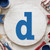 Lowercase Letter D Reusable Mylar Stencil, 10 mil Plastic Paint Stencil for Crafts and Decor