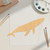 Blue Whale 2 Wood Cutout for Crafts, Unfinished Baltic Birch Craft Shape