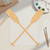 Boat Oars Crossing Wood Cutout for Crafts, Unfinished Baltic Birch Craft Shape