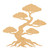 Bonsai Tree Wood Cutout for Crafts, Unfinished Baltic Birch Craft Shape