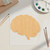 Brain Wood Cutout for Crafts, Unfinished Baltic Birch Craft Shape