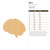 Brain Wood Cutout for Crafts, Unfinished Baltic Birch Craft Shape