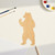 Brown Bear 1 Wood Cutout for Crafts, Unfinished Baltic Birch Craft Shape