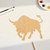 Bull 6 Wood Cutout for Crafts, Unfinished Baltic Birch Craft Shape