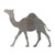 Camel 2 Steel Cutout Shape, Raw Metal Wall Art and Craft Supply