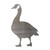 Canadian Goose Steel Cutout Shape, Raw Metal Wall Art and Craft Supply