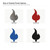 Candle Flame Steel Cutout Shape, Raw Metal Wall Art and Craft Supply