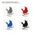 Cardinal 1 Steel Cutout Shape, Raw Metal Wall Art and Craft Supply