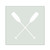 Boat Oars Crossing Reusable Mylar Stencil, 10 mil Plastic Paint Stencil for Crafts and Decor