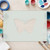 Butterfly 4 Reusable Mylar Stencil, 10 mil Plastic Paint Stencil for Crafts and Decor