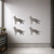 German Shepherd 2 Steel Cutout Shape, Raw Metal Wall Art and Craft Supply