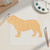 Bulldog 1 Wood Cutout for Crafts, Unfinished Baltic Birch Craft Shape