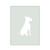 Bull Terrier 2 Reusable Mylar Stencil, 10 mil Plastic Paint Stencil for Crafts and Decor