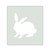 Bunny Sitting Reusable Mylar Stencil, 10 mil Plastic Paint Stencil for Crafts and Decor