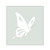 Butterfly Open Wings 1 Reusable Mylar Stencil, 10 mil Plastic Paint Stencil for Crafts and Decor