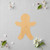 Gingerbread Man 2 Wood Cutout for Crafts, Unfinished Baltic Birch Craft Shape