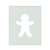 Gingerbread Man 2 Reusable Mylar Stencil, 10 mil Plastic Paint Stencil for Crafts and Decor