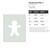 Gingerbread Man 2 Reusable Mylar Stencil, 10 mil Plastic Paint Stencil for Crafts and Decor