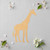 Giraffe 4 Wood Cutout for Crafts, Unfinished Baltic Birch Craft Shape