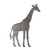 Giraffe 4 Steel Cutout Shape, Raw Metal Wall Art and Craft Supply