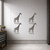 Giraffe 4 Steel Cutout Shape, Raw Metal Wall Art and Craft Supply