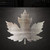Maple Leaf 4 Steel Cutout Shape, Raw Metal Wall Art and Craft Supply