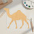 Camel 2 Wood Cutout for Crafts, Unfinished Baltic Birch Craft Shape