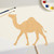Camel 2 Wood Cutout for Crafts, Unfinished Baltic Birch Craft Shape
