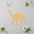 Camel 2 Wood Cutout for Crafts, Unfinished Baltic Birch Craft Shape