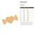 Candy Heart Wood Cutout for Crafts, Unfinished Baltic Birch Craft Shape