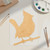Cardinal 1 Wood Cutout for Crafts, Unfinished Baltic Birch Craft Shape