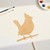 Cardinal 1 Wood Cutout for Crafts, Unfinished Baltic Birch Craft Shape
