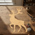 Caribou 2 Wood Cutout for Crafts, Unfinished Baltic Birch Craft Shape