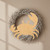 Cartoon Crab 2 Wood Cutout for Crafts, Unfinished Baltic Birch Craft Shape